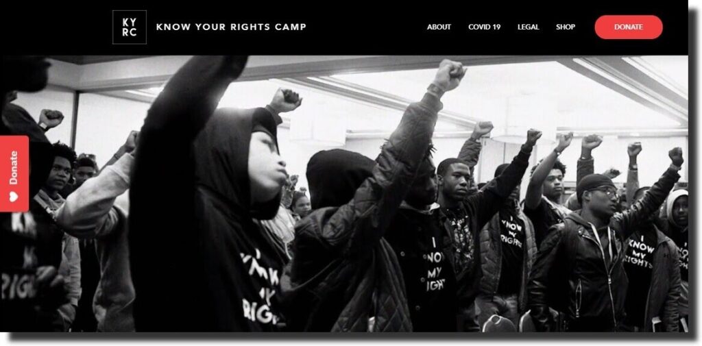 Know your rights camp