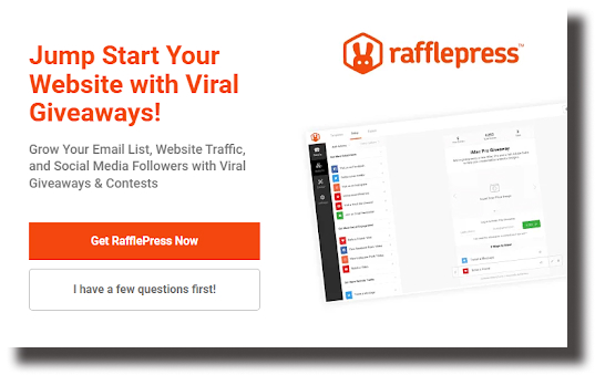 RafflePress giveaway plugin