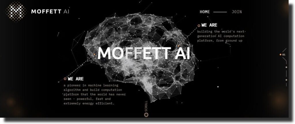 Moffett AI - types of website