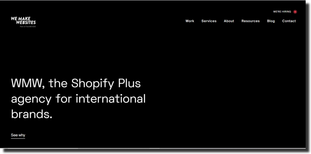 We Make Websites - shopify website design agency