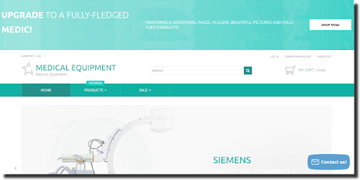 Shopify-template-Medical-Equipment